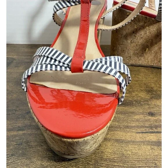 Kate Spade Tropez Wedge Heel Sandals Size 10M - Picture 4 of 12